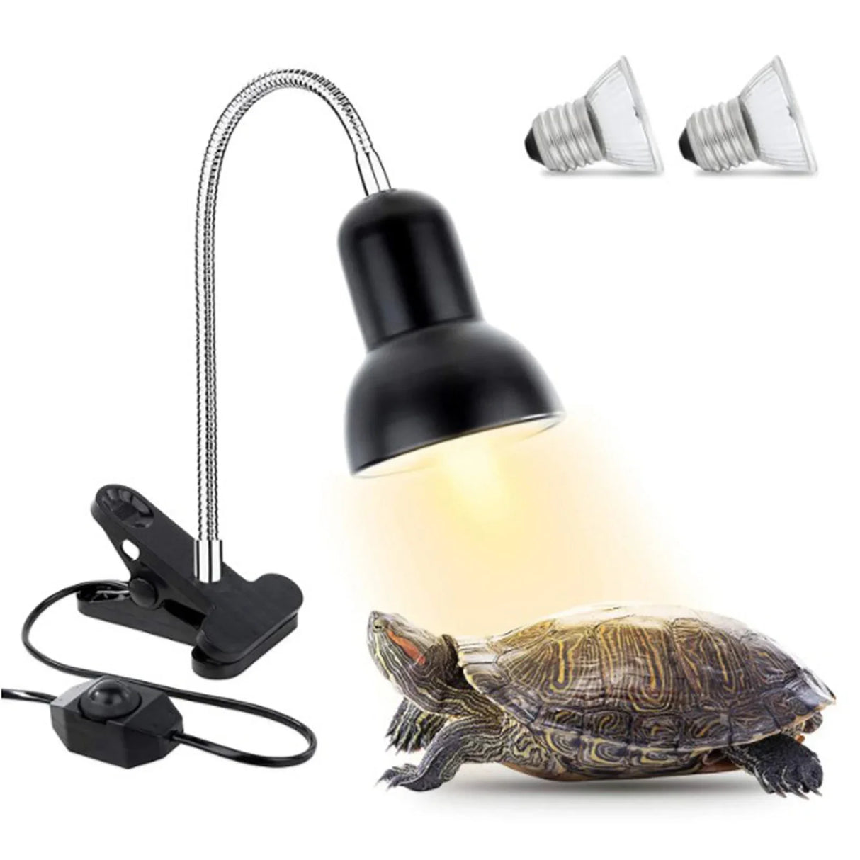 50W 70W Habitat Lighting UVA UVB lamps turtle reptile Heat back pet light tortoise calcium solarium aquarium habitat light bulbs