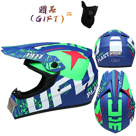 Lightweight Motorcycle Off-road Helmet ATV Off-road Vehicle Downhill Mountain Bike DH Racing Helmet Cross Helmet Capacetes Dot