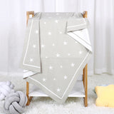 Baby Blanket 100%Cotton Plaid Knitted Newborn Girls Stroller Muslin Swaddle Wrapper Super Soft Infant Boys Bedding Cradle Quilts