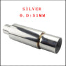 Car motorbike Exhaust systems Muffler Tip Universal Stainless steel ID 51MM 57MM 63MM outlet 90mm styling Silencer tail pipe