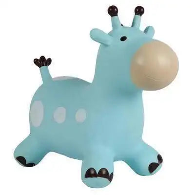 Doki Ride On Toys Jumping Horse Bouncy Giraffe Hopper Inflatable Jumping Bouncing Animal Toys Rubber Horse PVC Kids Toys 2023