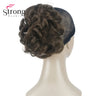 StrongBeauty Silver Short Natural Wave Ponytail Hair Extension With Claw Clip In Hairpiece COLOUR CHOICES