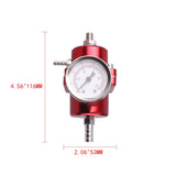 RASTP-High Quality 0-140 PSI Adjustable Fuel Pressure Regulator/FPR Gauge For BMW E39 5 Series Facelift 2000-2003 RS-FRG001