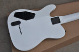 2020 high quality classic 7 string electric guitar, white body, black accessories, custom support