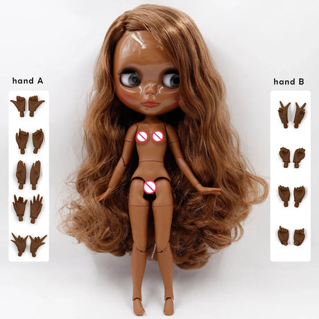 ICY DBS Blyth Doll 1/6 Joint Body DIY BJD toys Fashion Dolls girl gift Special Offer on sale with hand set A&B