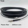 SMA905-SMA905 fiber patchcord 1mtr 2000um core dia spectrometer equipment sensing optical fiber light guide free shipping POF