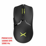 Delux M800 RGB 2.4Ghz Wireless Gaming Mouse Dual Mode 16000 DPI Lightweight Ergonomic 1000Hz Mice with Soft rope Cable