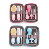 Baby Grooming Kit Nail Clipper Comb Brush Nasal Aspirator Scissors Tweezer Finger Toothbrush Thermometer Newborn Nursery Care