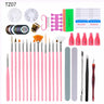 Manicure Set 36W UV LED Lamp Dryer With 12PCS Nail Gel Polish Kit Soak Off Manicure Set Gel Nail Polish For Nail Art Tools