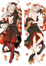 Anime Game Impact Kaedehara Kazuha Cosplay Dakimakura Pillow Case Hugging Body Prop