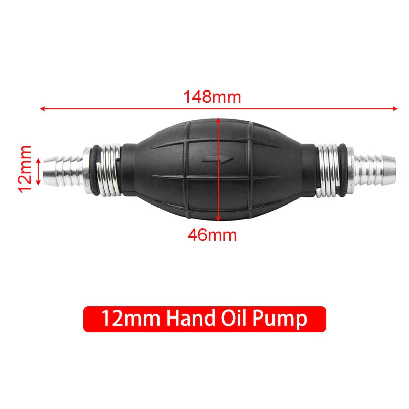 1Piece Fuel Pump 6MM 8MM 10MM 12MM Hand Fuel Pump Primer Bulb Fuels Used For Cars Ship Boat Marine Diesel Gas Petrol Engine Oil