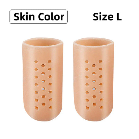 20pieces=10pairs Gel Foot Finger Separators Silicone Toe Hammer Tube Corns Blisters Pain Relief Bunion Corrector Pedicure Tool