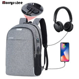 Laptop Backpack USB Charging 15.6 inch Anti Theft Women Men School Bags For Student  High Quality  Men's Bag mochila de viaje