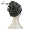 StrongBeauty Silver Short Natural Wave Ponytail Hair Extension With Claw Clip In Hairpiece COLOUR CHOICES