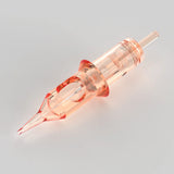 QUELLE EN02Q Girl Orange Embroidery Silicone One Needle 1RL 3RL 5RL Sterilized Round Liner For Permanent Makeup Machin