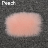 Winter Fashion Elastic Headband Fox Fur Headwear Racccoon Fur Women's Fluffy Real Fur Band S8300