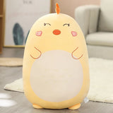 45/80CM Squishy Toy Kawaii Animal Fat Dinosaur Shiba Inu Dog Pillow Plush Toys Cute Rabbit Doll Girls Bed Sleeping Cushion