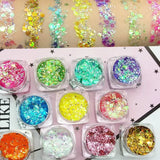 18 Colors Diamond Sequins Eyeshadow Body Face Sequins Glitter Waterproof Long Lasting Eye Shadow Party Makeup Cosmetics TSLM2