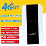 DNXT Universal and Unlocked 4G Mobile Wifi Router Portable Wireless MiFi Hotspot With 3000mAh Battery Modem