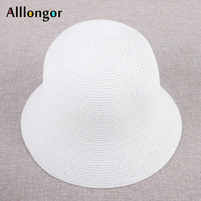 Foldable Sun Hats Women New 2023 Summer Sun visor Protection Straw Hats Panama Beach Bucket Cap Sombreros De Mujer Sunhats