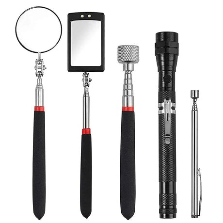 Portable Car Telescopic Detection Lens Inspection Mirror 360° Swivel  Car Angle View Pen For Auto Inspection Hand Repair Tools