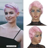 Rebecca Short Bob Wig Pixie Cut Wig Straight Human Hair Wigs T Part Transparent Lace Wig For Women Preplucked Hairline Wig