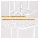 4-Tier Metal Plant Stand Flower Pot Stand Flower Display Rack Plant Holder Plant Shelf for Indoor Living Room Balcony Decoration