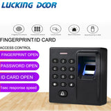 Mini Biometric Fingerprint Access Control Standalone Door Controller Keypad Finger and RFID Card Door Entry Lock D1-j