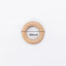 Mamihome 50pc 40mm-70mm Beech Wooden Rings Baby Teether BPA Free Wooden Blank Rodent DIY Nursing Bracelets Children'S Goods Toys