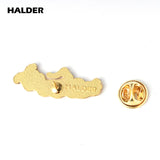 HALDER Swimming Pin Athletes Enamel Brooches Sports Games Lapel Pin Backpack Costume Badge Jewelry Accessories Gift Wholesale