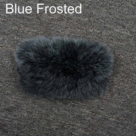 Winter Fashion Elastic Headband Fox Fur Headwear Racccoon Fur Women's Fluffy Real Fur Band S8300