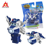 Super Wings S5 2" Mini Transforming Deformation Transform-a-Bots Airplane Action Figures Robot Transformation Toys For Kids Gif