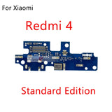 USB Charging Port Board Flex Cable Connector with microphone For Xiaomi Redmi Note 2 3 4 5 Plus Pro 5A 6 Pro 4x 4A 6A