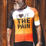 Love The Pain Cycling Jersey Mans Clothes Mountain Uniforme Bicycle Cycle Breatha Sports Shirts Clothing Maillot Ciclismo Hombre