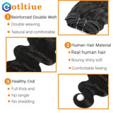 Clip In Hair Extensions Human Hair Brazilian Body Wave Clip In 8 Pcs/Set Natural Black Color Clip Ins Remy Hair 8-26 Inch 120G