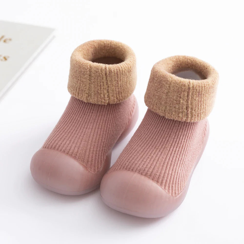 baby sock shoes for winter thick cotton animal styles cute baby floor shoes anti-slip first walkers 0-3 years Christmas gifts