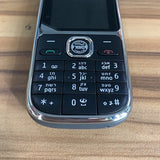 Used Nokia C2 C2-01 GSM Mobile Phone English&Hebrew Keyboard Support The Logo on Button Unlocked 2G 3G Cellphone