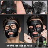 Black Mask For Face Skin Care Bamboo Charcoal Facial Masks Remove Blackhead Dot Acne Peeling Mask Facial Nose Deep Cleansing