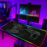 Mouse Pad With Backlight Deskmat Anime Mousepad PS4 Gamer Desk Computer Mouse Pad 900 × 400 Gaming Pc Gamer Full Led Mat Diy Rug