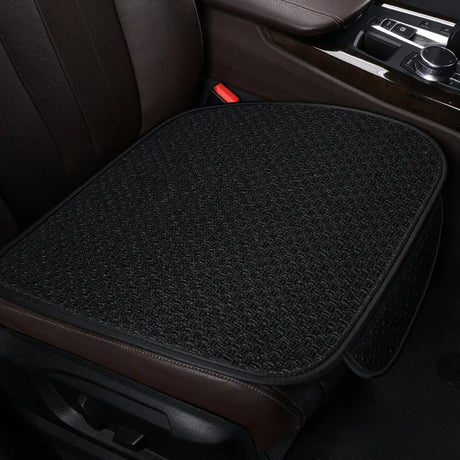 New Flax Car Seat Cover Protector Linen Front Rear Back Cushion Protection Pad Mat Backrest for Auto Interior Truck Suv Van