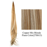 Soowee Long Synthetic Hair Extension Blonde Wrap Pony Tail Flexible Hair Ponytails Hairpieces