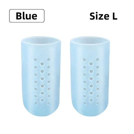 20pieces=10pairs Gel Foot Finger Separators Silicone Toe Hammer Tube Corns Blisters Pain Relief Bunion Corrector Pedicure Tool