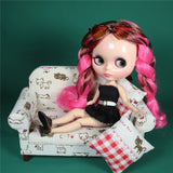 ICY DBS Blyth Doll 1/6 bjd pink and brown hair joint body 30cm girls gift anime nude doll