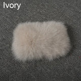 Winter Fashion Elastic Headband Fox Fur Headwear Racccoon Fur Women's Fluffy Real Fur Band S8300