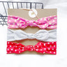 3pcs/lot Solid Nylon baby headband Bow Headbands For Cute Kids  Indian Turban Knot Rabbit Cotton Kids Hair Accessories