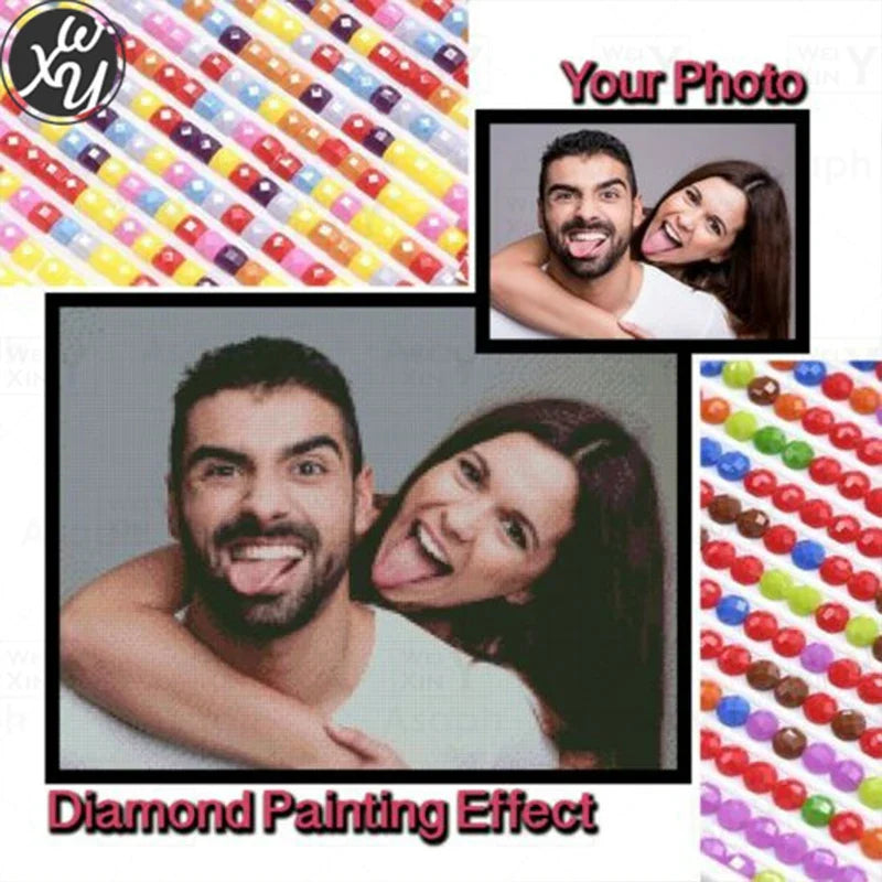 Photo Customization 5D Diamond DIY Painting Full Square Diamond Rhinestone Embroidery Cross Stitch Home Decoration