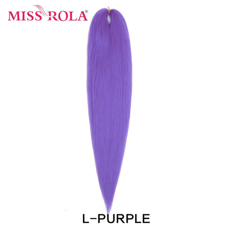 Miss Rola Synthetic 28Inch 100G 2023 New Hair Extension Yaki Straight Jumbo Braiding Hair Pre-Stretched Braid Kanekalon Hair