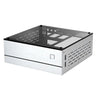 2024 B01 Mini ITX Computer for Case Chassis Aluminum/Glass Briefcase Home Theater AC-DC HTPC Computer Box Desktop PC Enclosur