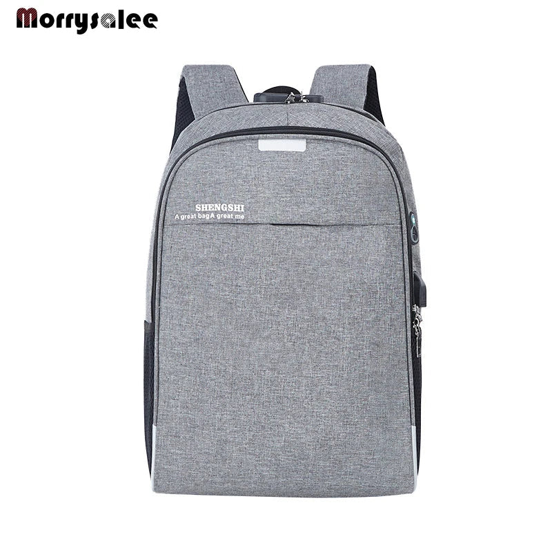 Laptop Backpack USB Charging 15.6 inch Anti Theft Women Men School Bags For Student  High Quality  Men's Bag mochila de viaje