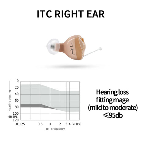 Siemens Invisible Hearing Aids Sub Brand Signia ITC CIC 8 Channels Digital Hearing Aid Mobile Phone APP Program Fitting